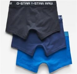 Gstar Light Nassau Blue / Imperial Blue Classic Trunks 3-Pack -Jack & Jones Store 22395 2