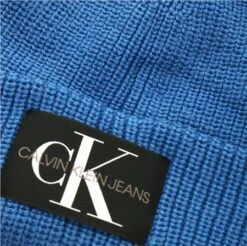 Calvin Klein Antique Blue Logo Beanie -Jack & Jones Store 22584 2