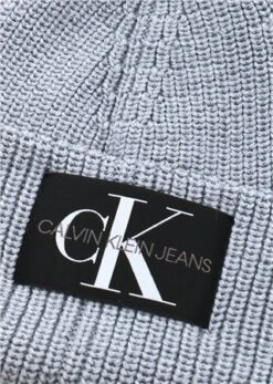 Calvin Klein Marble Grey Monogram Beanie -Jack & Jones Store 22585 2