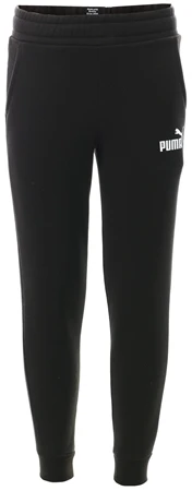 Puma Black Junior Essential Logo Joggers