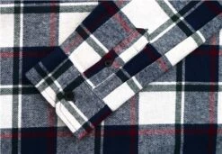 Threadbare Navy Franco Rome Check Shirt -Jack & Jones Store 22899 2