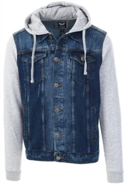 Brave Soul Denim / Grey Marl Jersey Hudson Jacket