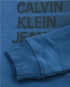Calvin Klein Ensign Blue Junior Logo Sweatshirt -Jack & Jones Store 23055 2