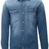 Jack & Jones Blue / Medium Blue Denim Denim Shirt
