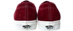 Vans Pomegranate/Snow White Pig Suede Authentic Shoes -Jack & Jones Store 23124 2