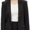 Pieces Black Pcbossy Oversized Blazer