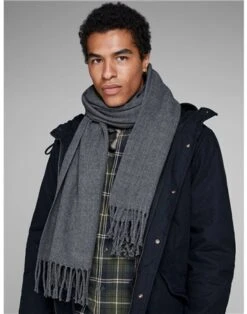 Jack & Jones Grey Woven Scarf -Jack & Jones Store 23281 3