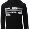Calvin Klein Black / White Logo Printed Junior Hoody