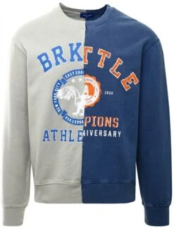 Jack & Jones Cement / Oversize Brooklyn Sweat Crew Neck