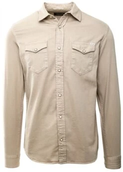 Jack & Jones Beige / Crockery Denim Shirt