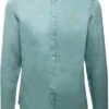 Ottomoda Green Long Sleeve Oxford Shirt