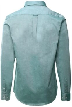 Ottomoda Green Long Sleeve Oxford Shirt -Jack & Jones Store 23368 3