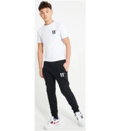 11 Degrees White Junior Core T-Shirt Small Logo -Jack & Jones Store 23578 2
