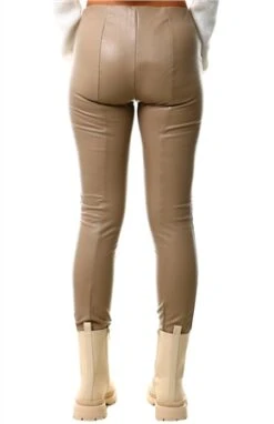 Only Silver Mink Skinny Faux Leather Trousers -Jack & Jones Store 23620 3