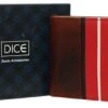 Dice Brown Leather Wallet In A Box