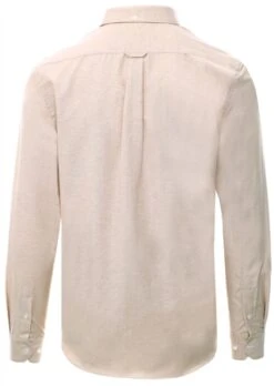 Ottomoda Tan Long Sleeve Oxford Shirt -Jack & Jones Store 23711 3