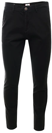 Jack & Jones Black / Black Marco Bowie Slim Fit Chinos