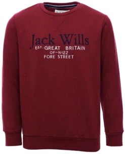 Jack Wills Cordovan Junior Script Crew Neck Sweatshirt