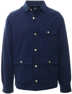 Threadbare Navy Eridge Shirt