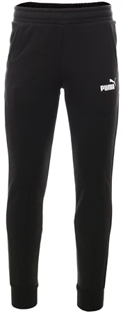 Puma Black Essentials Logo Sweatpants