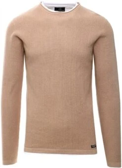 Threadbare Stone Dolan Knit Jumper