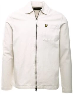 Lyle & Scott Light Mist Washed Twill Overshirt