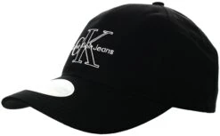Calvin Klein Black / White Organic Cotton Monogram Cap