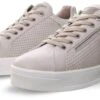 Xti Silver Lace Up Trainer
