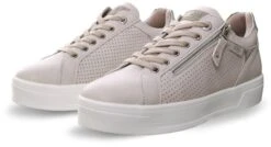 Xti Silver Lace Up Trainer