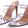 No Doubt Lilac Patent Strappy Mules