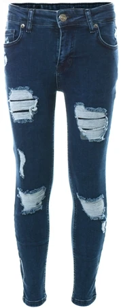 11 Degrees Denim Junior Sustainable Distressed Skinny Jeans
