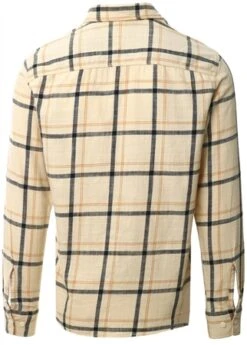 Jack & Jones Ecru / Cloud Dancer Checked Twill Shirt -Jack & Jones Store 24392 3