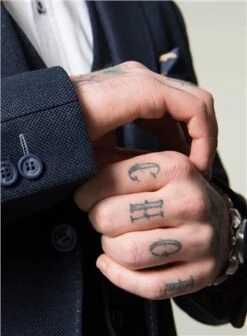 Fratelli Navy Blazer With Contrast Details -Jack & Jones Store 24497 2