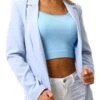 Pieces Kentucky Blue Bossy Oversized Blazer