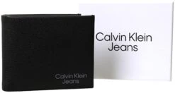 Calvin Klein Black Micro Pebble Bifold Wallet