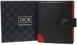 Dice Black Hayhurst Trifold Wallet In A Box