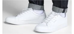 Jack & Jones White / Bright White Faux Leather Sneakers -Jack & Jones Store 24666 3