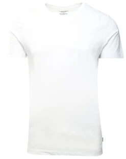 Jack & Jones White Organic Cotton T-Shirt