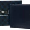 Dice Navy Ansley Leather Wallet In A Box