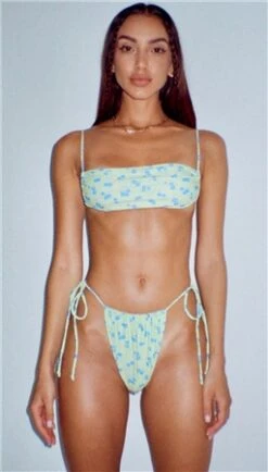 Motel Ditsy Flower Lime Blue Reema Bikini Top 7 Motel Ditsy Flower Lime Blue Reema Bikini Top -Jack & Jones Store 25004 3