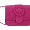 Pieces Purple Alone Croc Across Body Bag