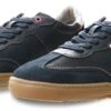 Mustang Navy Panel Lace Up Trainers