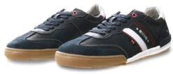 Mustang Navy Panel Lace Up Trainers