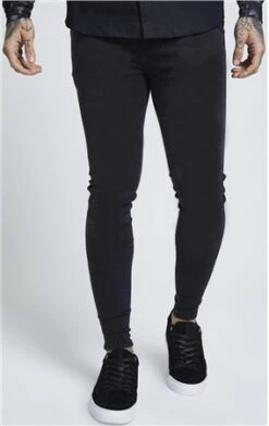 Bee Inspired Signature Jet Black Luca Skinny Stretch Jeans -Jack & Jones Store 25109 2