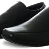 Front Black Belmont Slip On Shoe