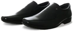 Front Black Belmont Slip On Shoe