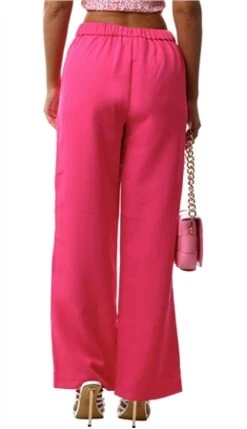 Pieces Fuchsia Purple Bossy Wide-Leg Trousers -Jack & Jones Store 25244 3