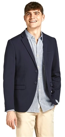 Jack & Jones Blue / Navy Blazer Travel Blazer