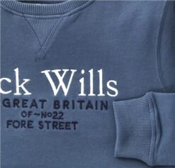 Jack Wills China Blue Junior Crew Neck Sweatshirt 6 Jack Wills China Blue Junior Crew Neck Sweatshirt -Jack & Jones Store 25325 2