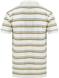 Tokyo Laundry Snow White Gazza Striped Cotton Pique Polo Shirt -Jack & Jones Store 25342 3